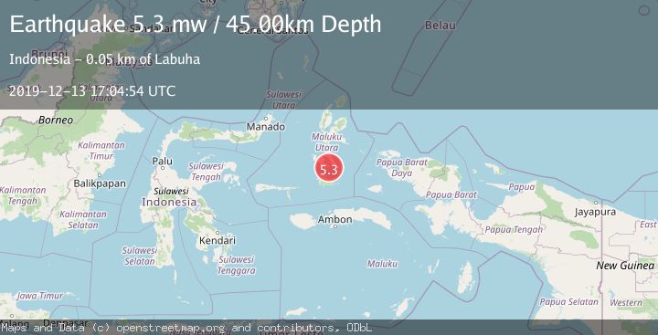 Map of HALMAHERA, INDONESIA