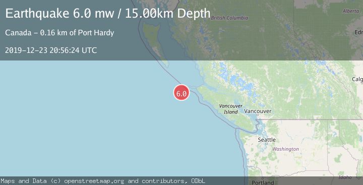 Map of VANCOUVER ISLAND, CANADA REGION