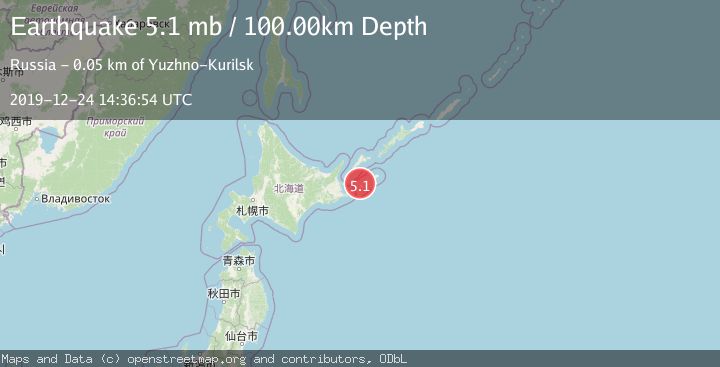 Map of KURIL ISLANDS