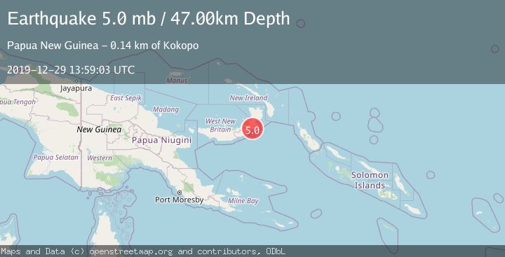 Map of NEW BRITAIN REGION, P.N.G.