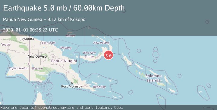 Map of NEW BRITAIN REGION, P.N.G.