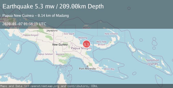 Map of EASTERN NEW GUINEA REG., P.N.G.