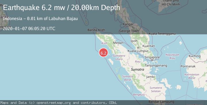 Map of SIMEULUE, INDONESIA