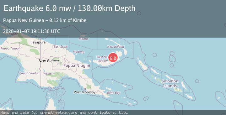 Map of NEW BRITAIN REGION, P.N.G.