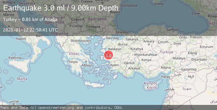 Map of NEAR THE COAST OF WESTERN TURKEY