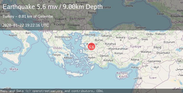 Map of WESTERN TURKEY