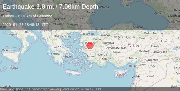 Map of WESTERN TURKEY