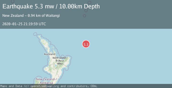 Map of EAST OF NORTH ISLAND, N.Z.