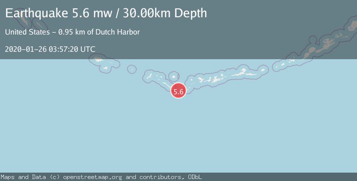 Map of ANDREANOF ISLANDS, ALEUTIAN IS.