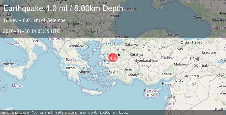 Map of WESTERN TURKEY