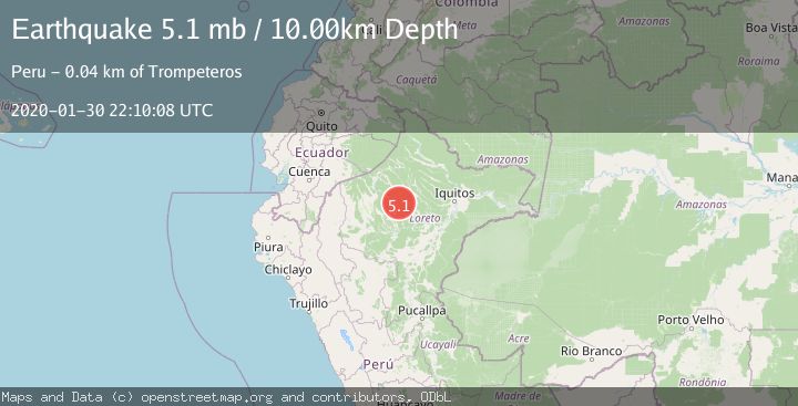 Map of NORTHERN PERU
