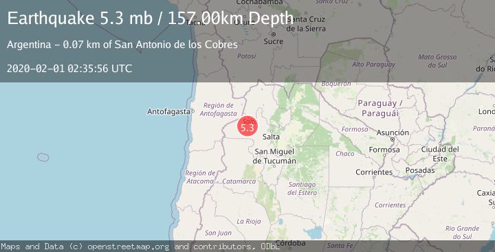 Map of SALTA, ARGENTINA