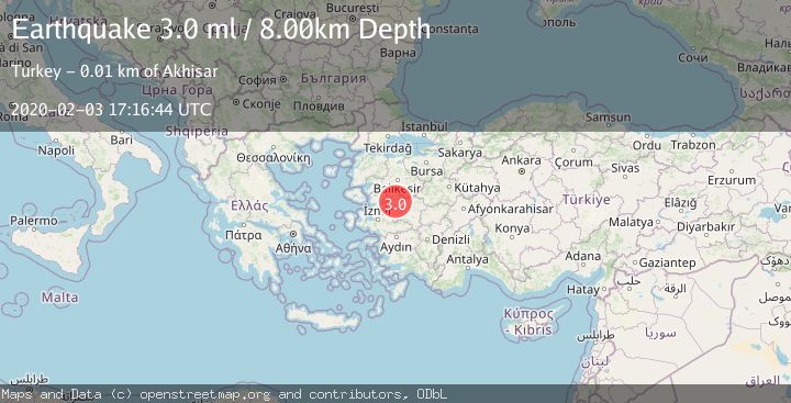 Map of WESTERN TURKEY