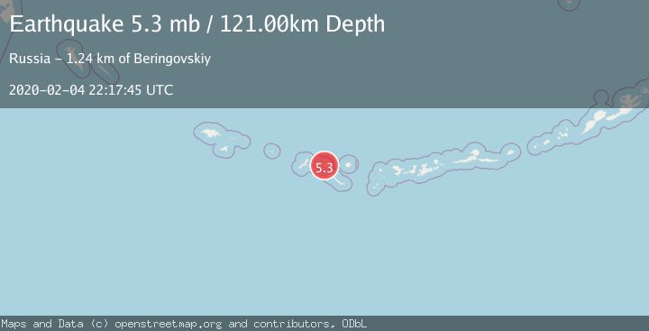 Map of RAT ISLANDS, ALEUTIAN ISLANDS