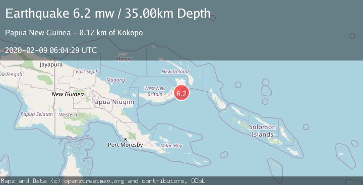 Map of NEW BRITAIN REGION, P.N.G.