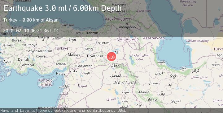 Map of EASTERN TURKEY