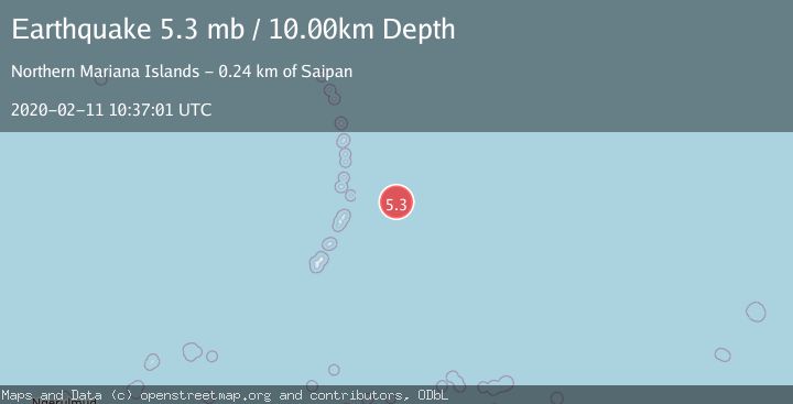 Map of MARIANA ISLANDS REGION