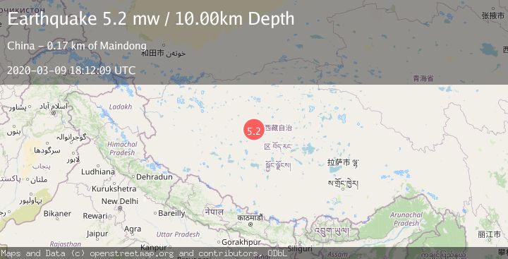 Map of WESTERN XIZANG