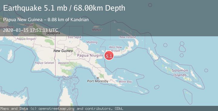 Map of NEW BRITAIN REGION, P.N.G.