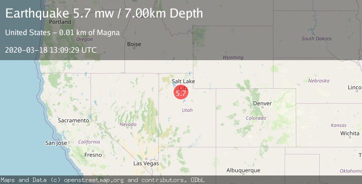 Map of WASATCH FRONT URBAN AREA, UTAH