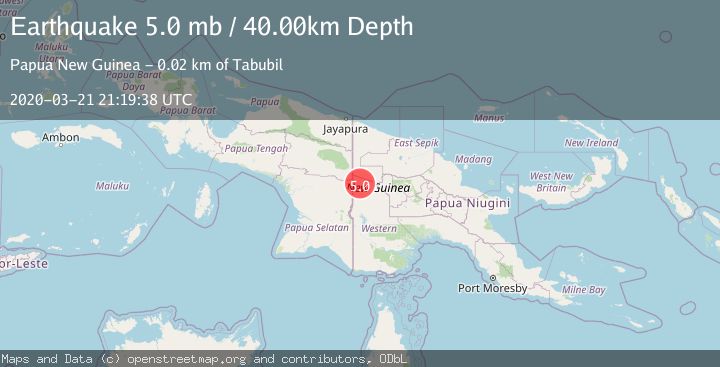 Map of NEW GUINEA, PAPUA NEW GUINEA