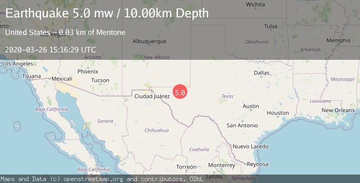 Map of WESTERN TEXAS