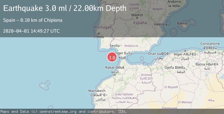 Map of STRAIT OF GIBRALTAR