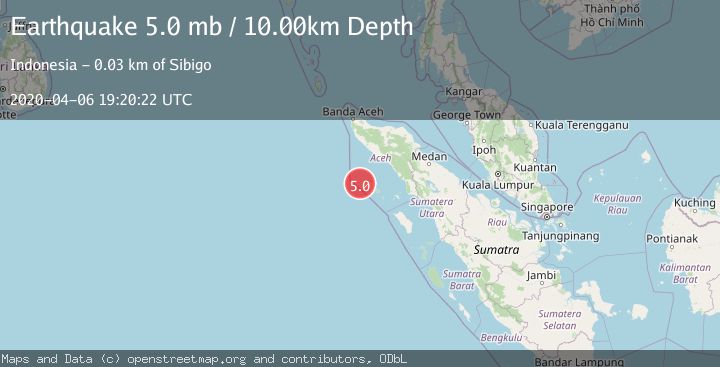 Map of SIMEULUE, INDONESIA