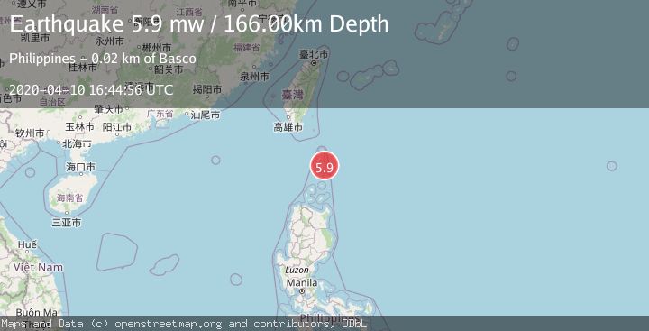 Map of BATAN ISL REGION, PHILIPPINES