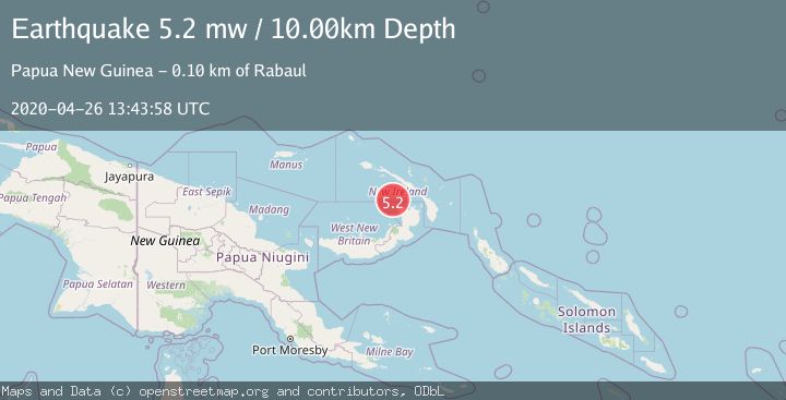 Map of NEW IRELAND REGION, P.N.G.