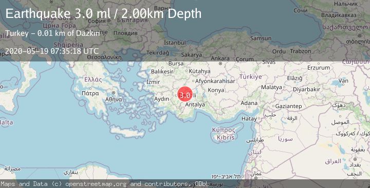 Map of WESTERN TURKEY