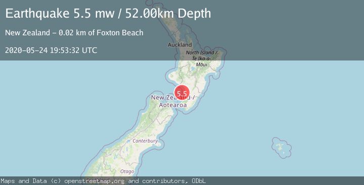 Map of COOK STRAIT, NEW ZEALAND