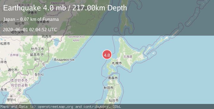 Map of EASTERN SEA OF JAPAN