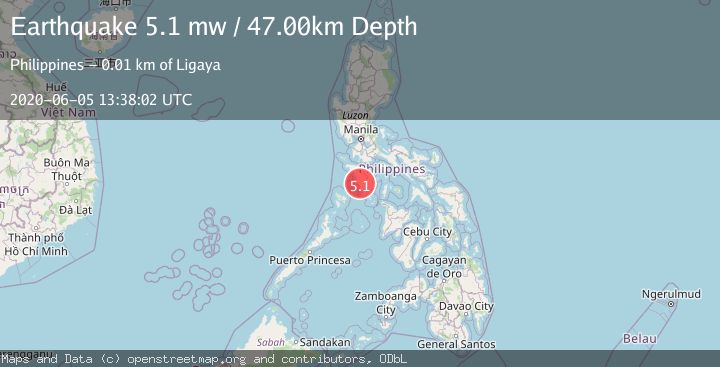 Map of MINDORO, PHILIPPINES