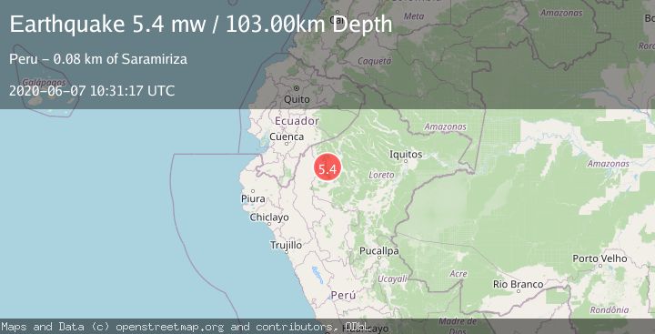 Map of NORTHERN PERU