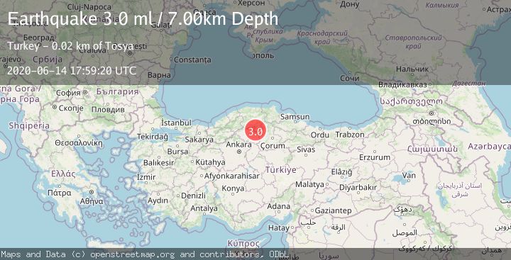 Map of CENTRAL TURKEY