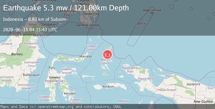 Map of HALMAHERA, INDONESIA