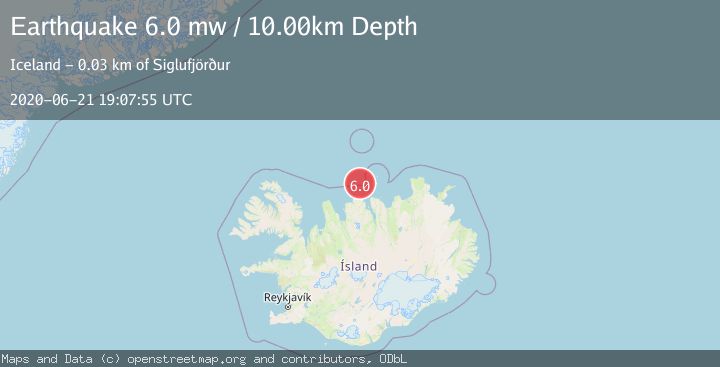 Map of ICELAND REGION