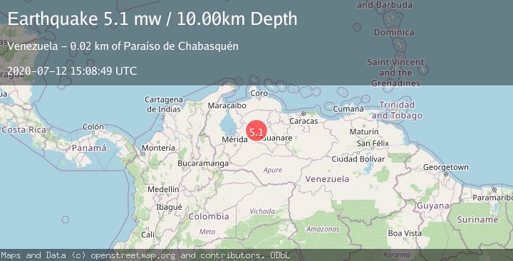 Map of LARA, VENEZUELA