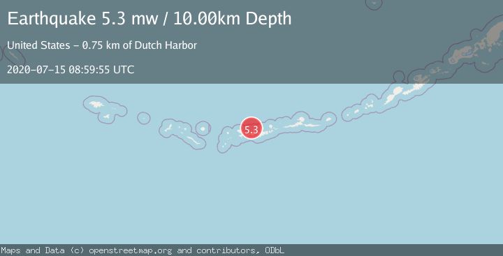 Map of ANDREANOF ISLANDS, ALEUTIAN IS.