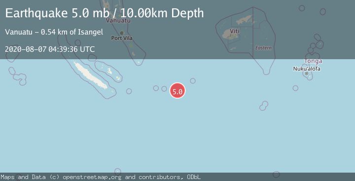 Map of SOUTHEAST OF LOYALTY ISLANDS