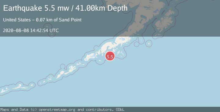 Map of ALASKA PENINSULA