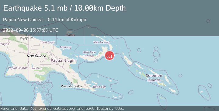 Map of NEW BRITAIN REGION, P.N.G.