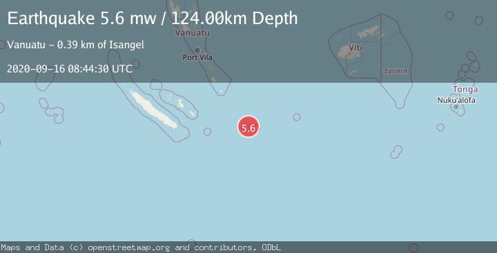 Map of SOUTHEAST OF LOYALTY ISLANDS
