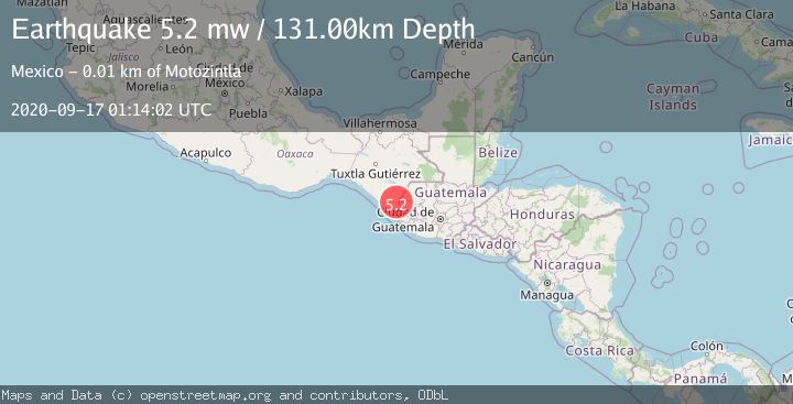 Map of CHIAPAS, MEXICO