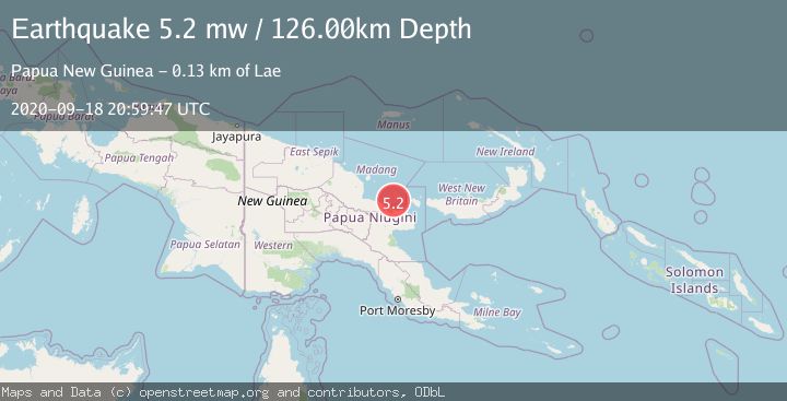 Map of EASTERN NEW GUINEA REG., P.N.G.