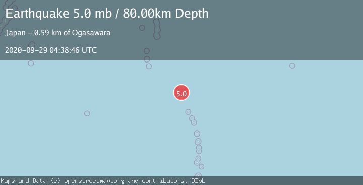 Map of VOLCANO ISLANDS, JAPAN REGION