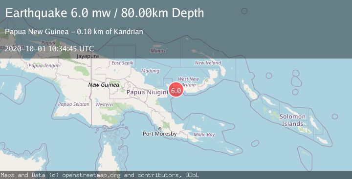 Map of NEW BRITAIN REGION, P.N.G.