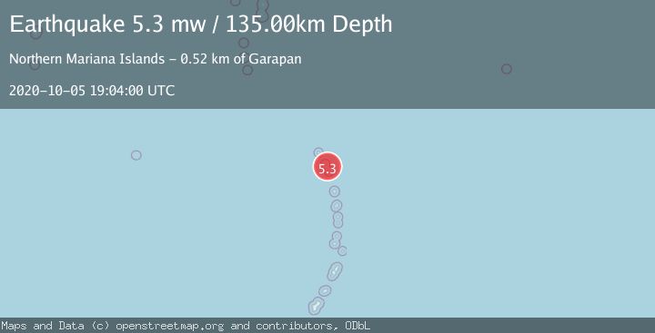 Map of MAUG ISLANDS REG, N. MARIANA IS.
