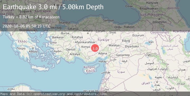 Map of CENTRAL TURKEY